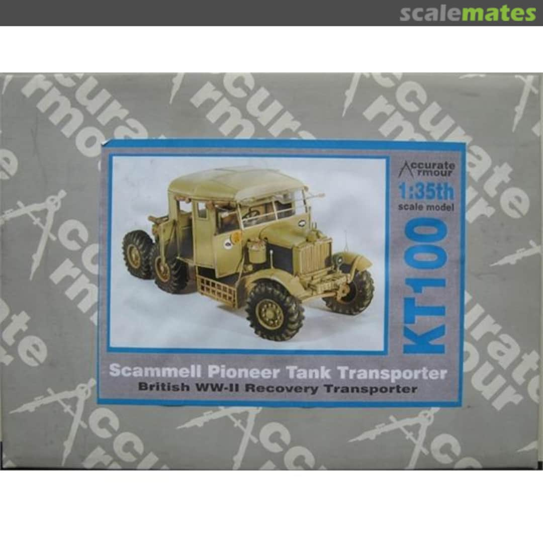 Boxart Scammell Pioneer Tank Transporter K100 Accurate Armour