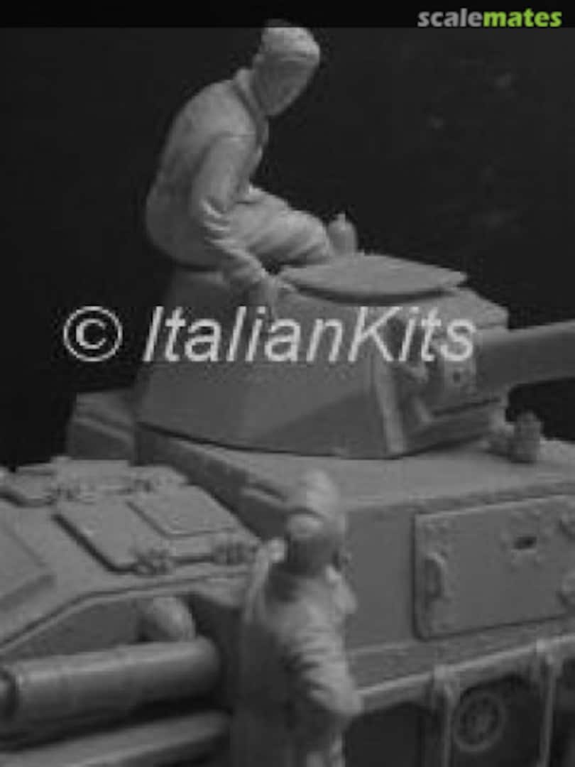 Boxart Italian Tank Crew L6/40 in Winter Dress 35046 Allarmi!!