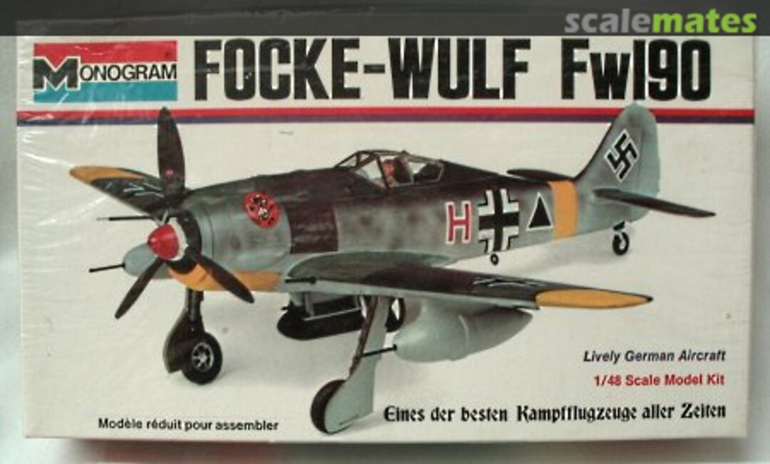 Boxart Focke-Wulf Fw190 6804 Monogram