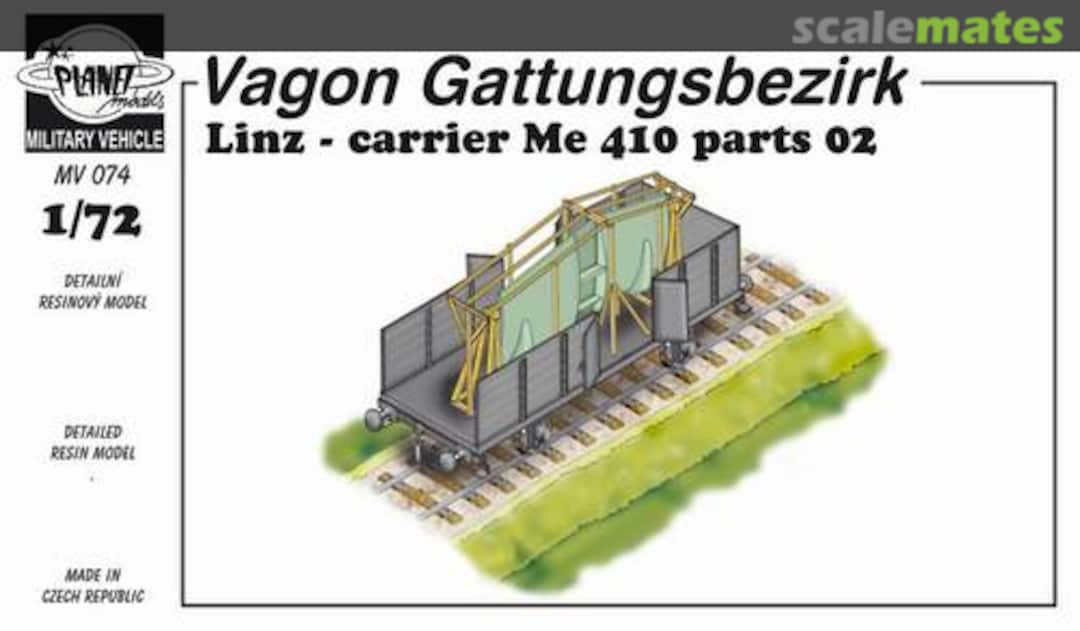 Boxart Wagon Linz carrier Me-410 cz.2 MV074 CMK