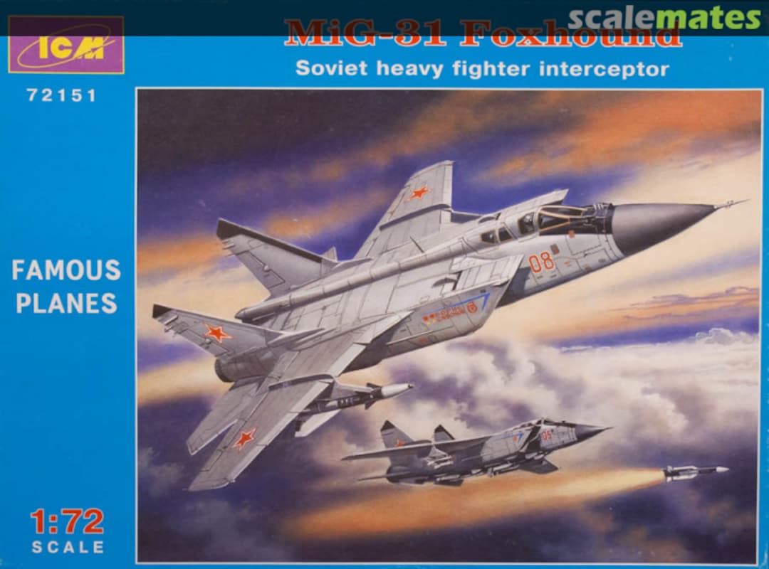 Boxart MiG-31 Foxhound 72151 ICM