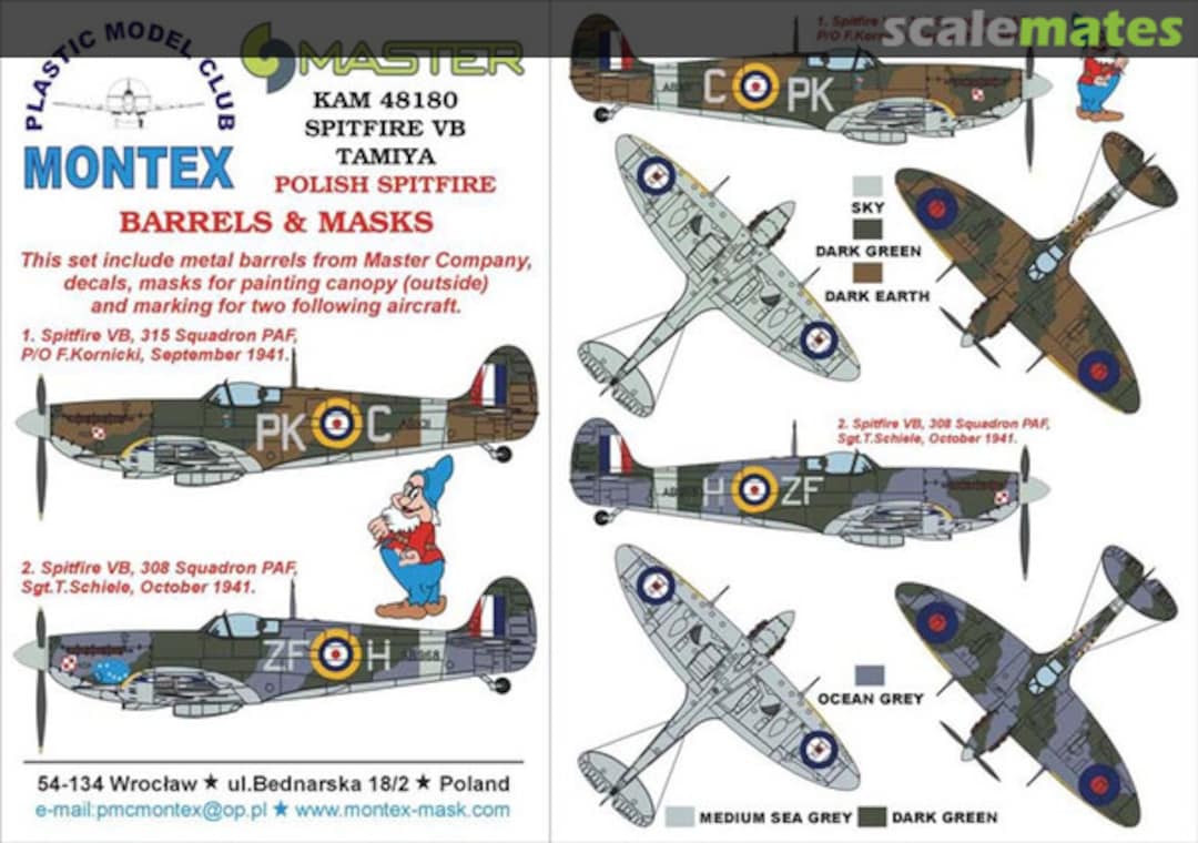 Boxart Spitfire Mk.Vb KAM48180 Montex