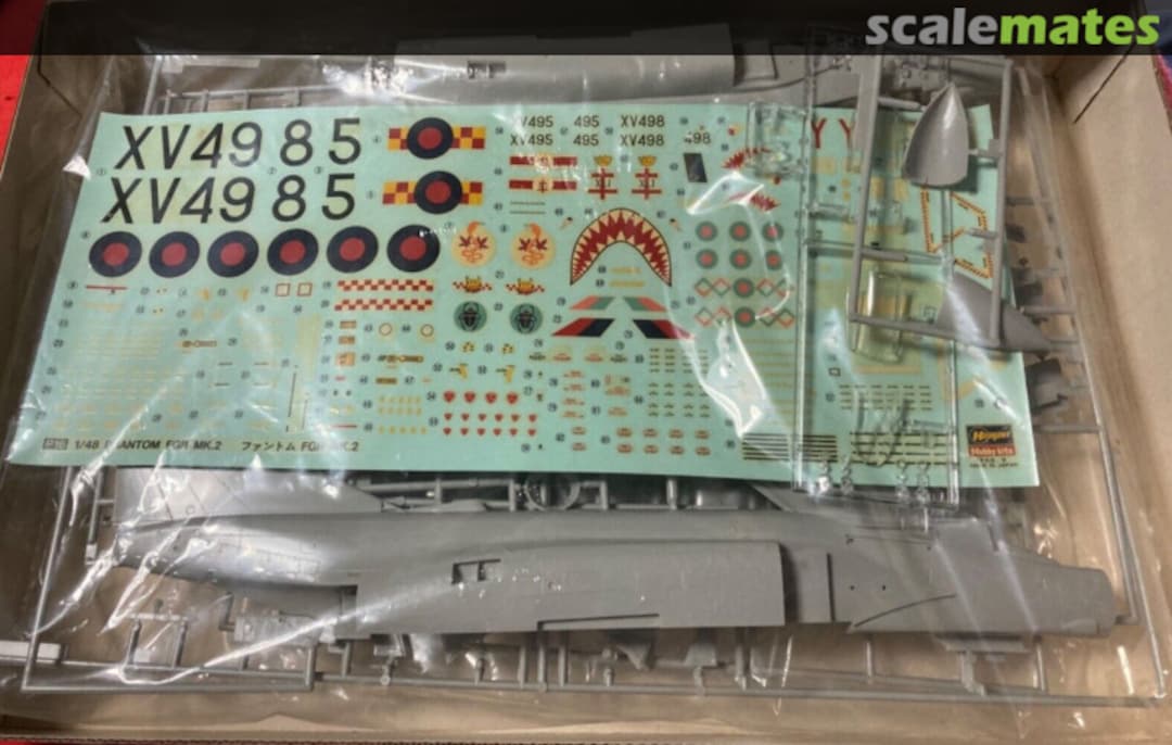 Contents British Phantom FGR Mk.2 07016 Hasegawa