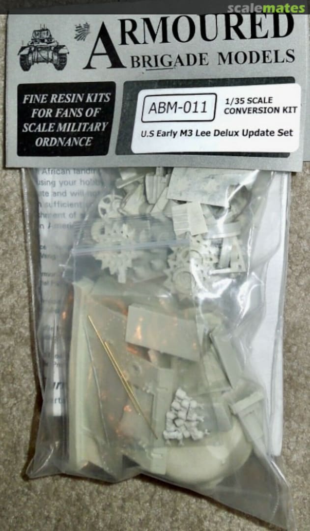 Boxart U.S Early M3 Lee Delux Upgrade Set ABM-011 Armoured Brigade Models