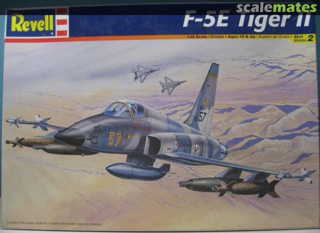 Boxart F-5E Tiger II 85-5495 Revell