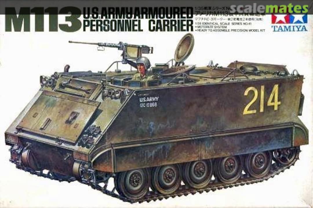 Boxart M113 (motorized version) MT141 Tamiya