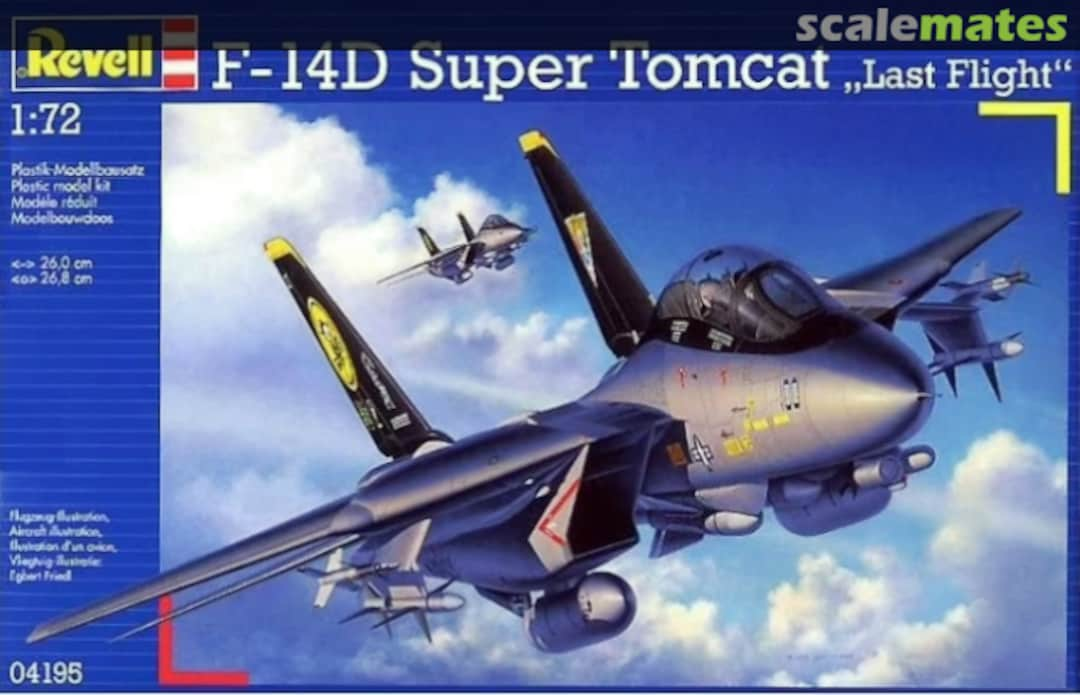 Boxart F-14D Super Tomcat "Last Flight" 04195 Revell