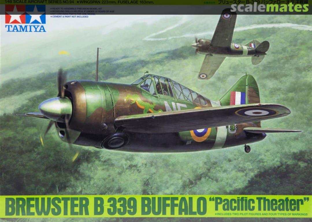 Boxart Brewster B-339 Buffalo "Pacific Theater" 61094 Tamiya