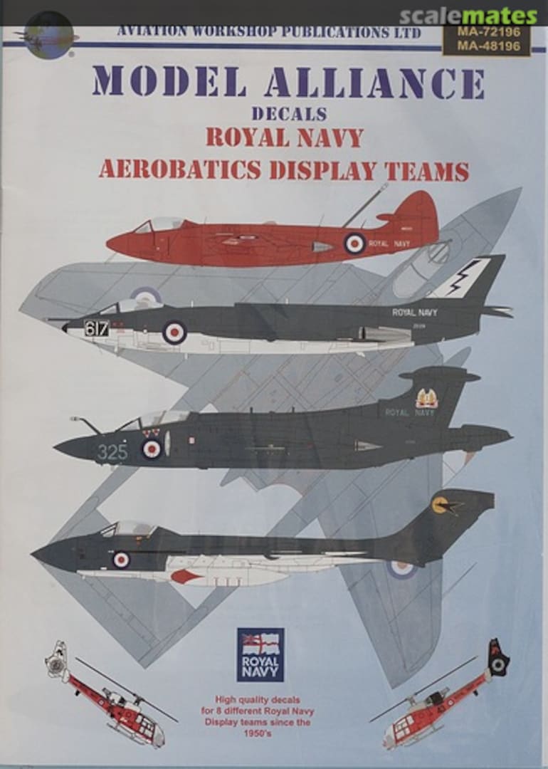 Boxart Royal Navy Aerobatics Display Teams MA-72196 Model Alliance