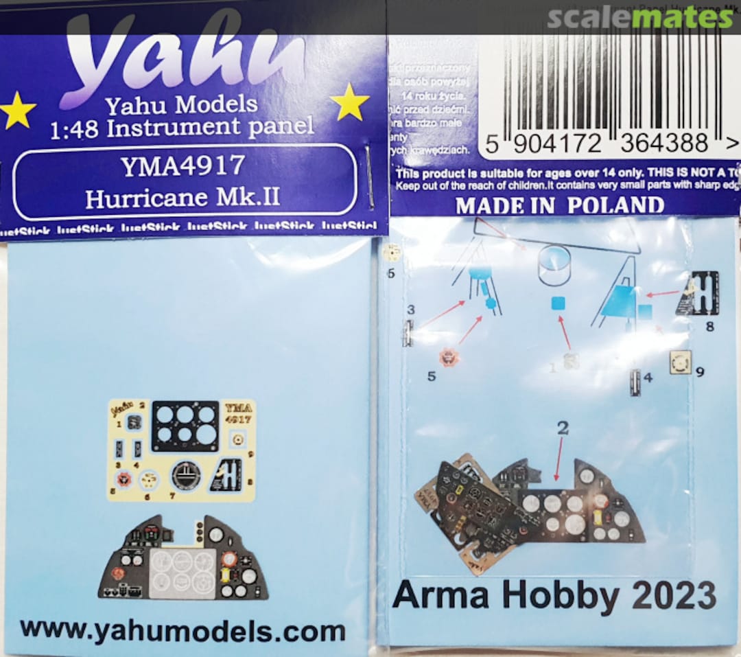 Boxart Hurricane Mk.II YMA4917 Yahu Models