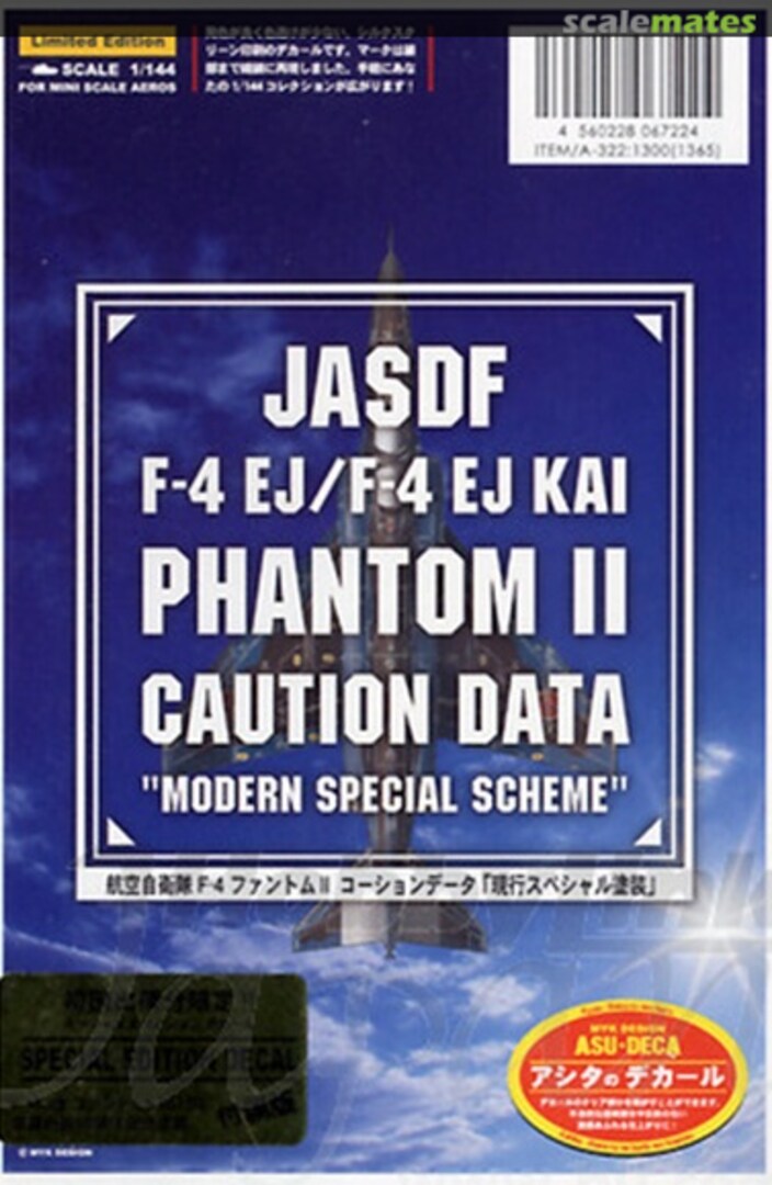 Boxart JASDF F-4 Caution Data (Current Special Paint) 06722 MYK Design