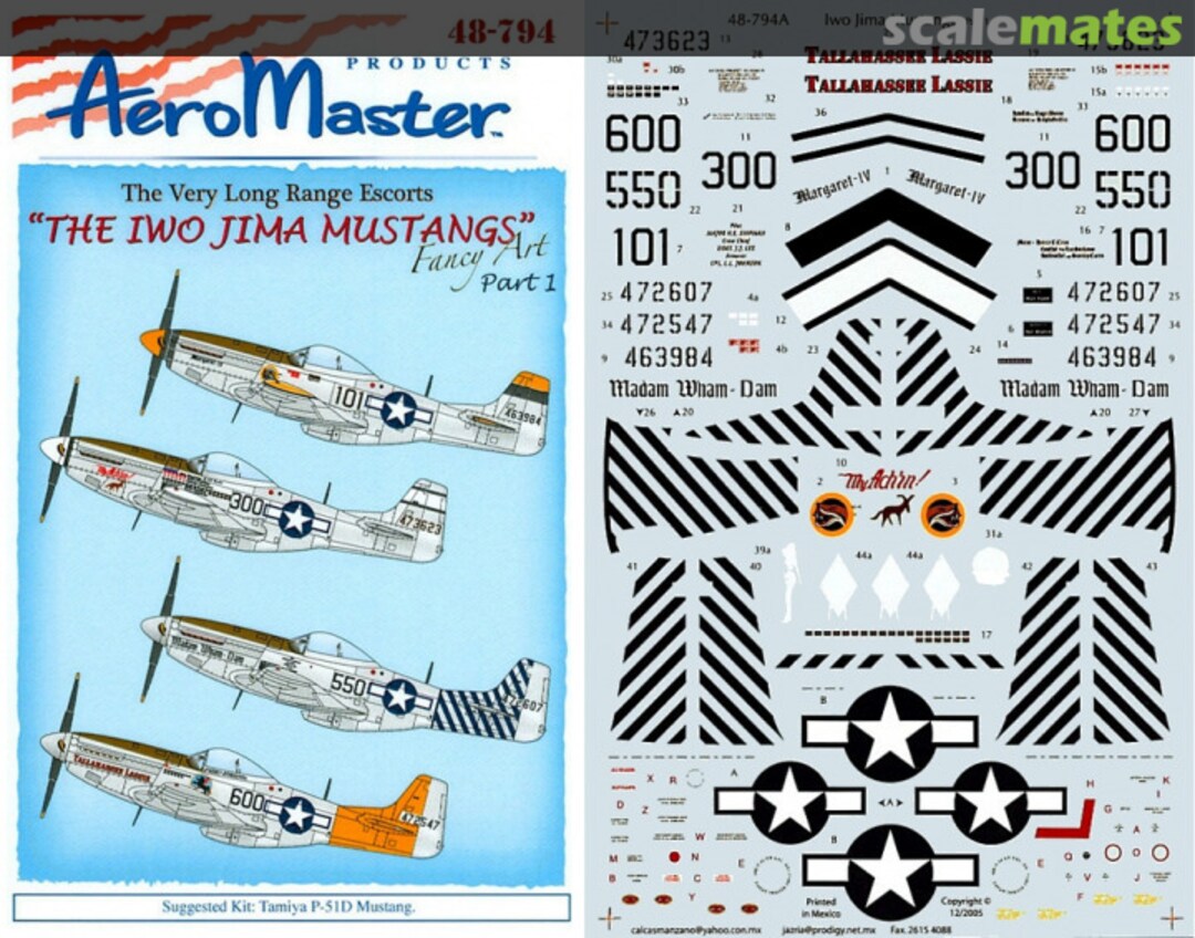 Boxart "The Iwo Jima Mustangs" 48-794 AeroMaster