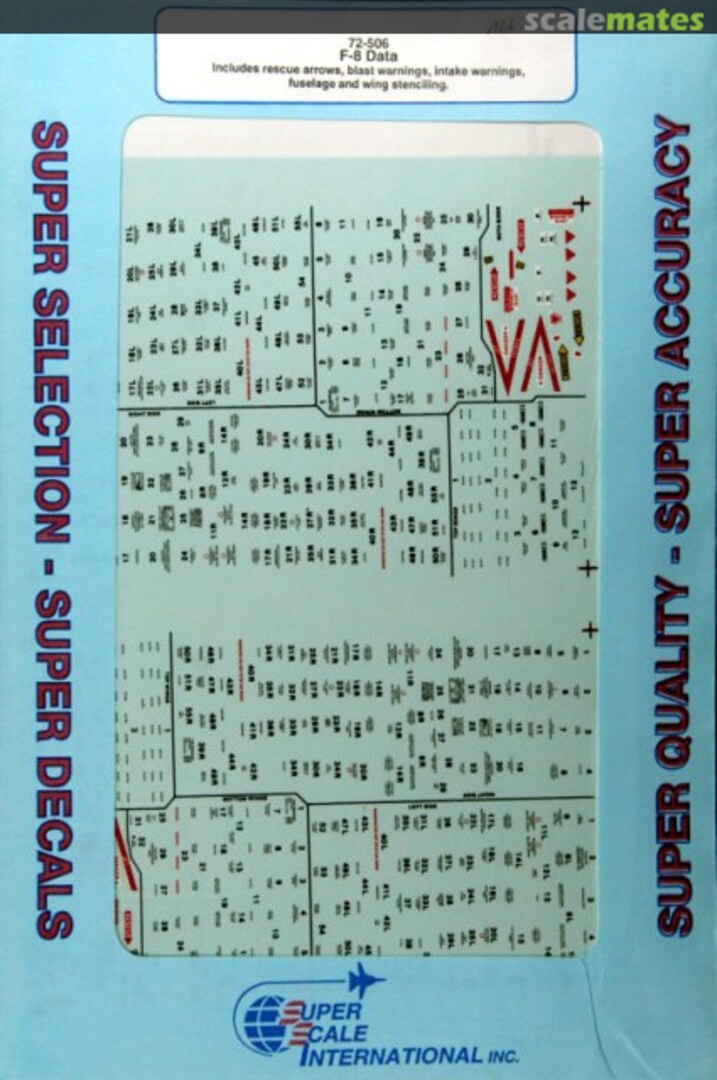 Boxart F-8 Data 72-506 SuperScale International