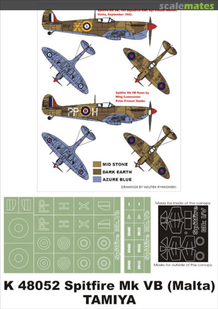 Boxart Spitfire Mk.Vb (Malta) K48052 Montex