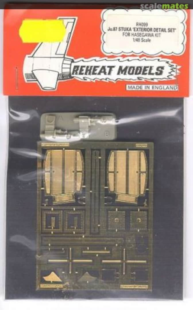 Boxart Ju87B-2 Exterior Detail Set RH099 Reheat Models