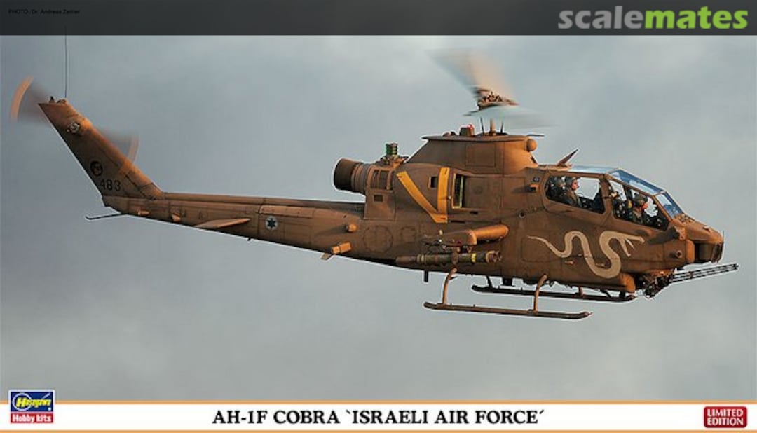 Boxart AH-1F Cobra `Israeli Air Force´ 02130 Hasegawa