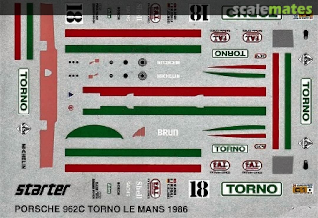 Boxart Porsche 962C "Torno"  Starter