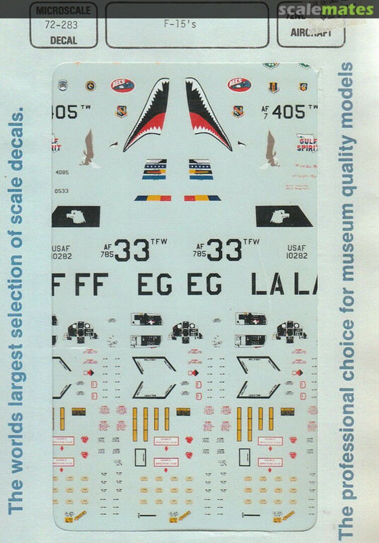 Boxart F-15's 72-283 Microscale