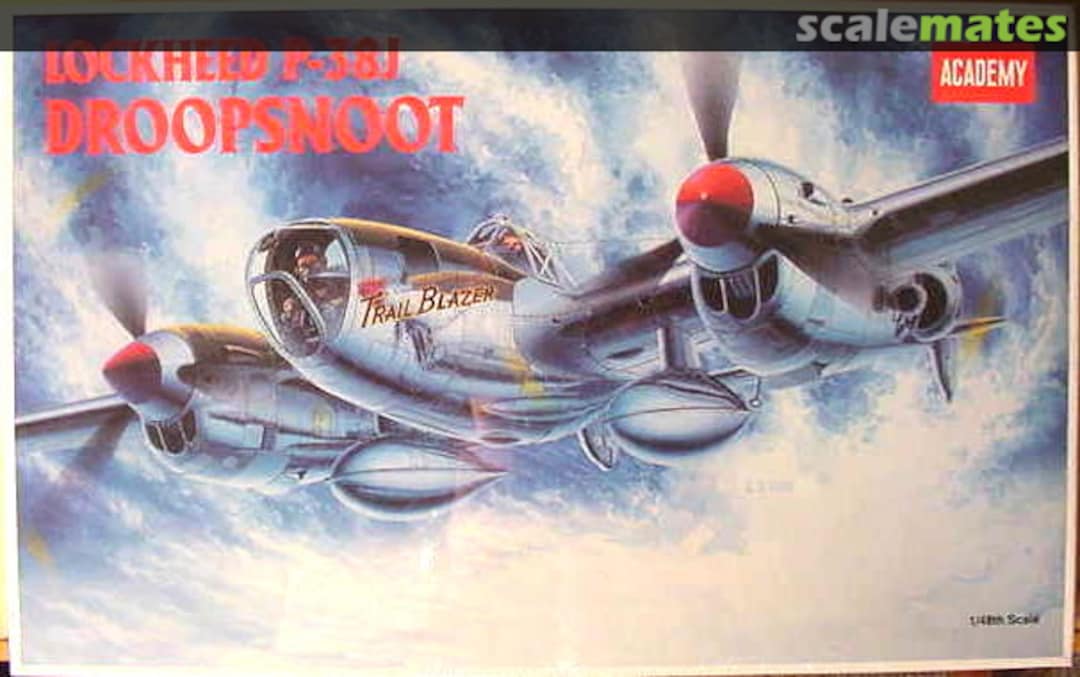 Boxart Lockheed P-38J Droopsnoot 2158 Academy