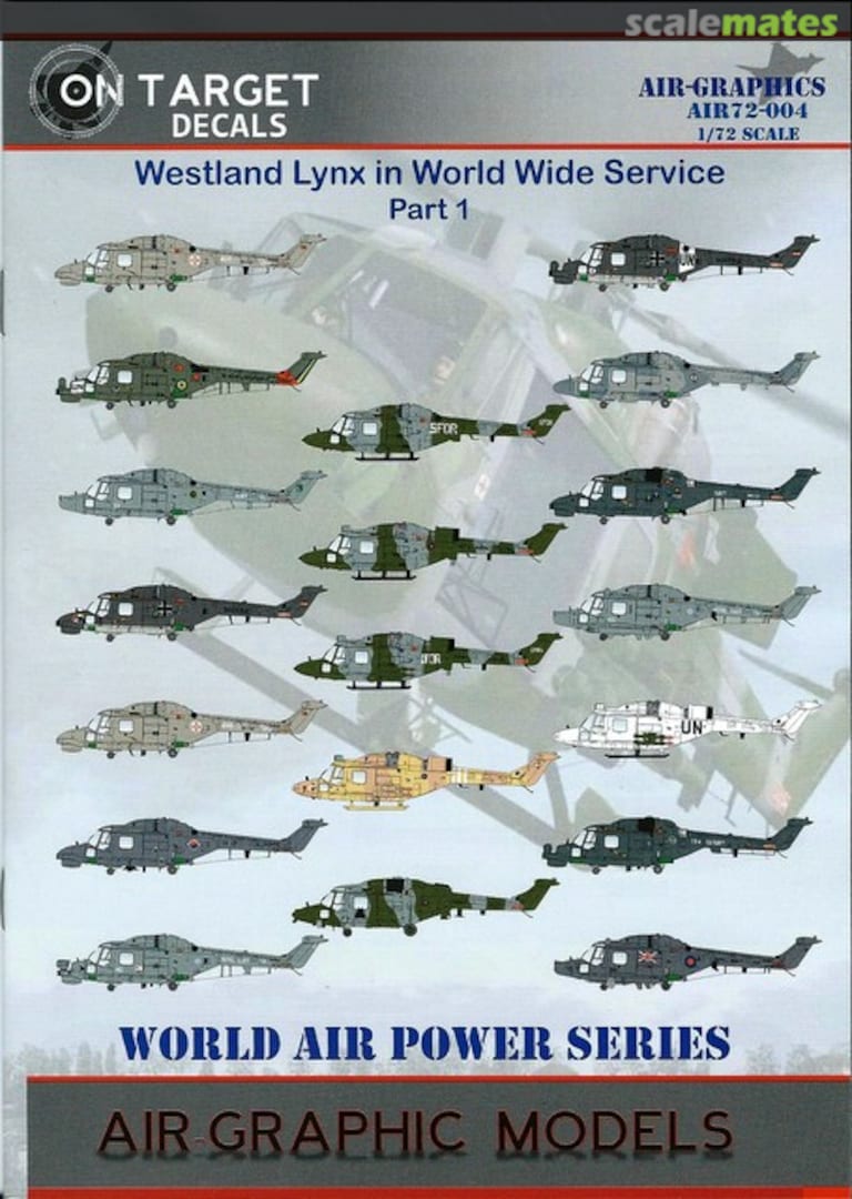 Boxart Westland Lynx in World Wide Service AIR72-004 Air-Graphic Models