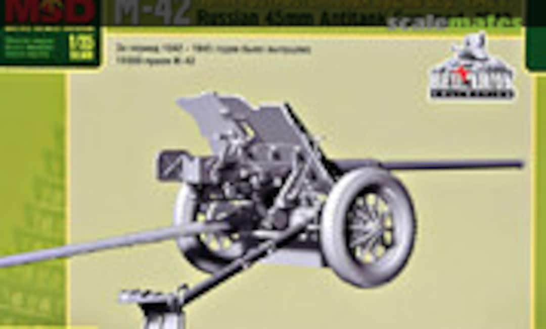 1:35 M-42 Soviet 45 mm Antitank Gun mod. 1942 (MSD Micro Scale Design 3515)