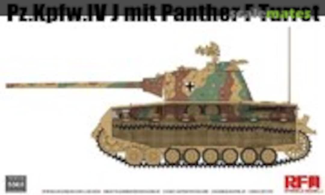 1:35 Pz.Kpfw.IV J mit Panther F Turret (Rye Field Model RM-5068)