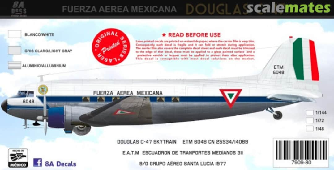 Boxart C-47 FAM ETM SCHEME* 7909-80-48 8aDecs