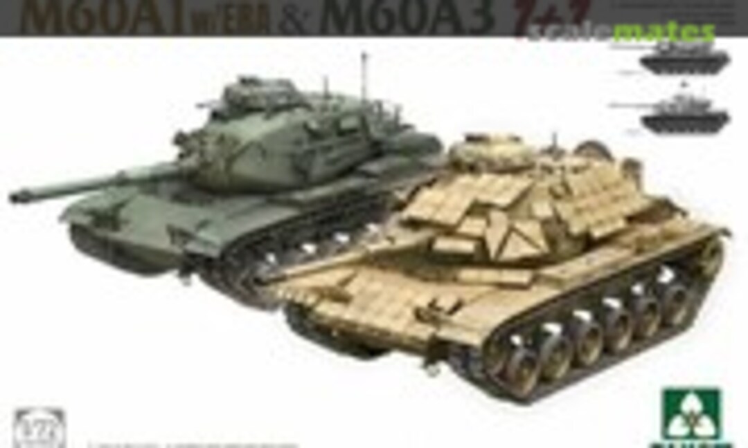 1:72 M60A1 w/ERA &amp; M60A3 (Takom 5022)