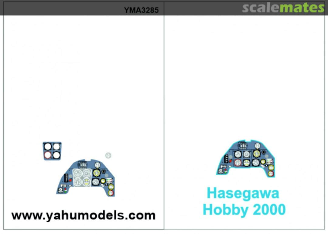 Boxart Messerschmitt Bf-109F Instrumental Panel YMA3285 Yahu Models