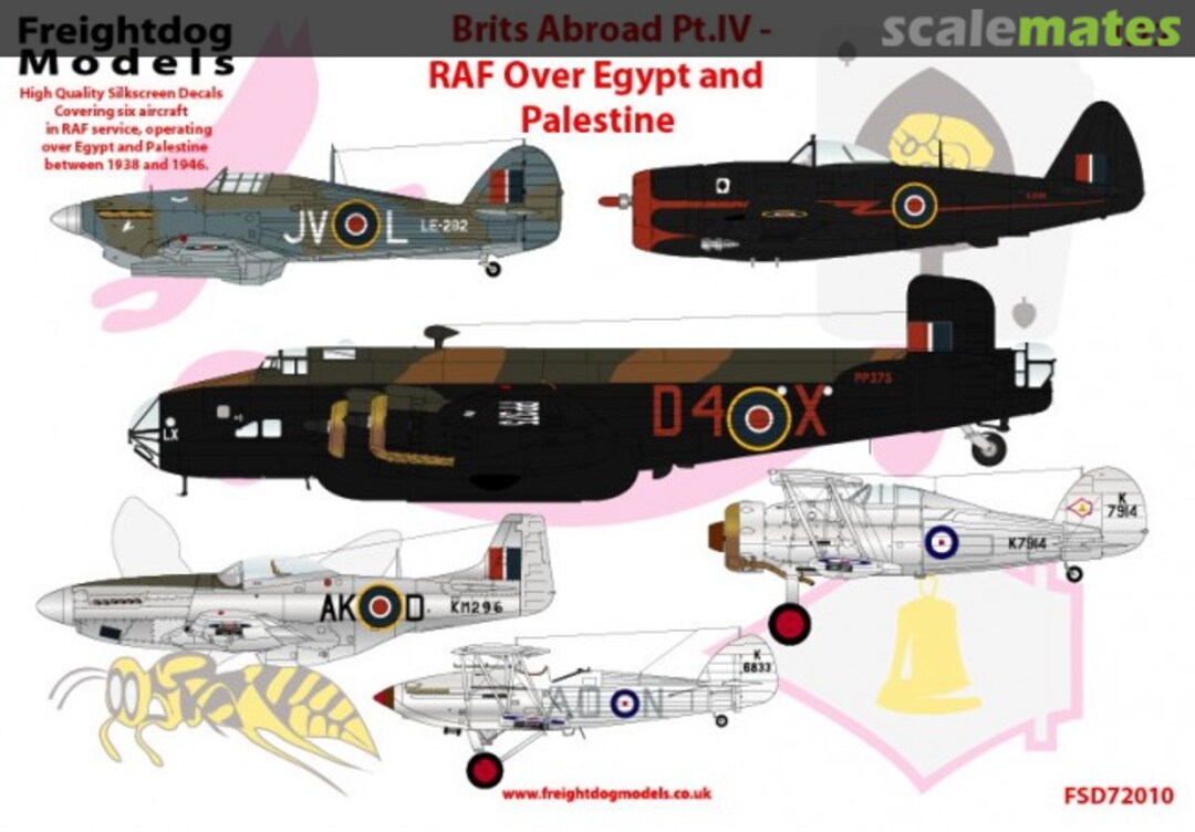 Boxart Brits Abroad Pt.IV - RAF over Egypt and Palestine FSD72010 Freightdog Models