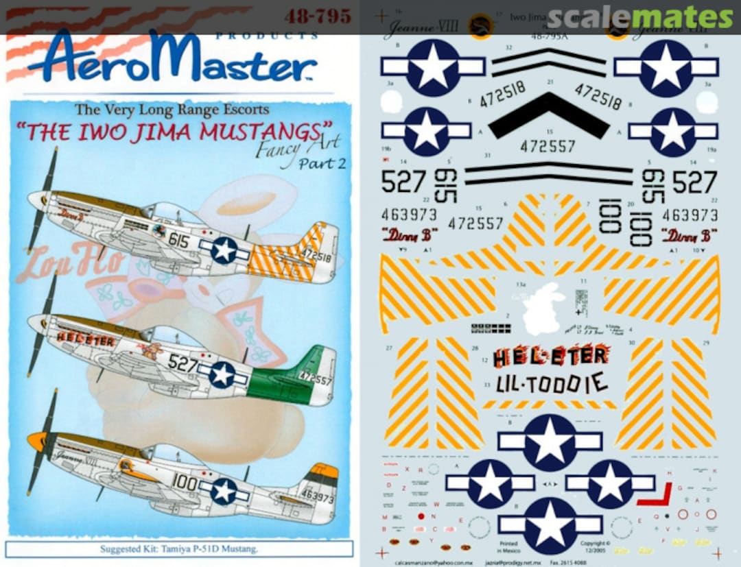 Boxart "The Iwo Jima Mustangs" 48-795 AeroMaster