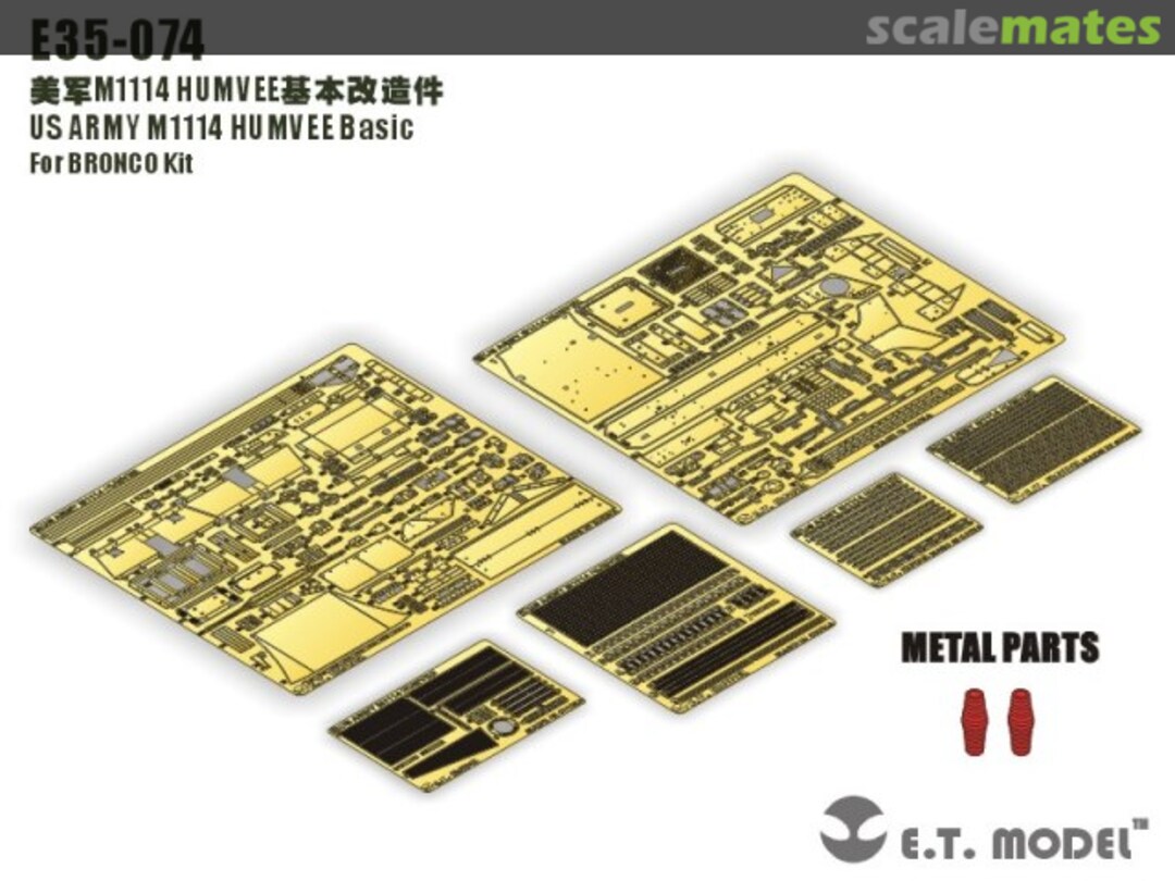 Boxart M1114 Humvee Basic E35-074 E.T. Model