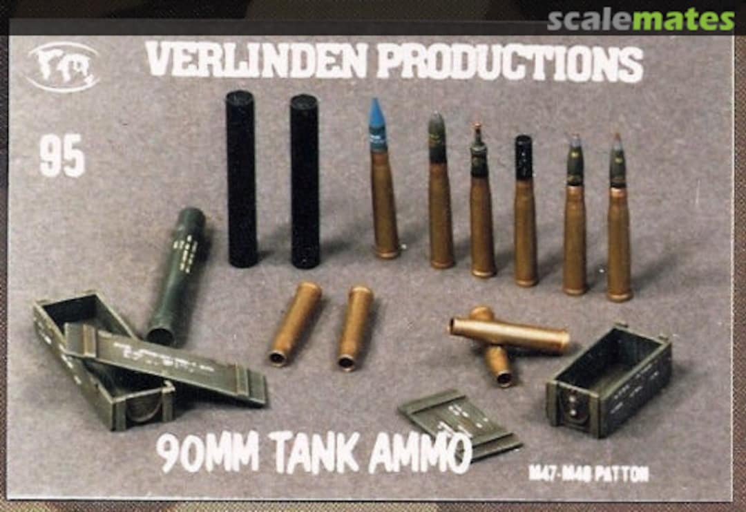 Boxart 90mm Tank Ammo 95 Verlinden Productions