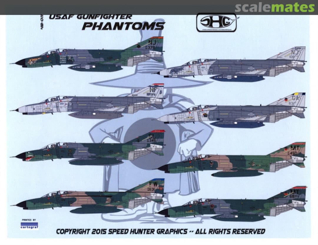 Boxart USAF Gunfighter Phantoms 48011 Speed Hunter Graphics