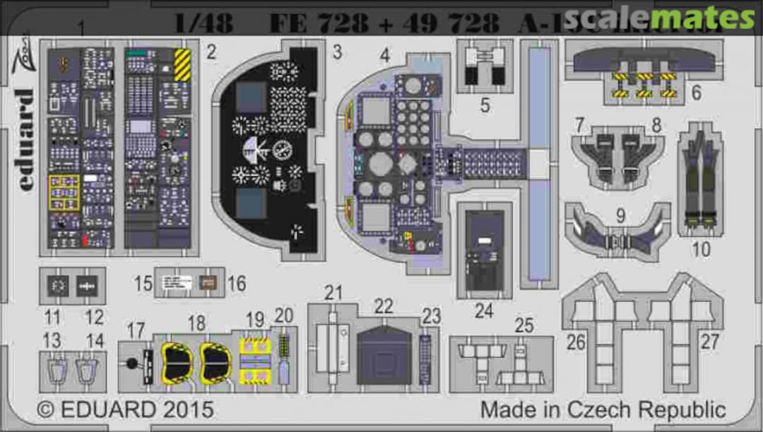 Boxart A-10C interior - ZOOM FE728 Eduard