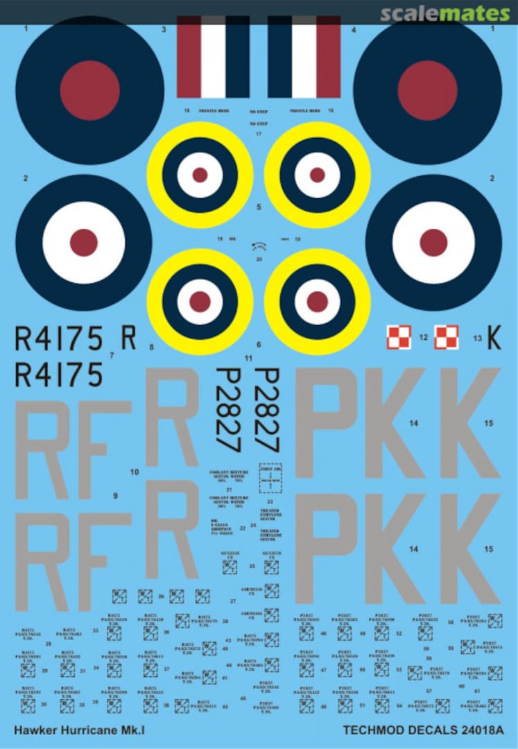 Boxart Hawker Hurricane Mk.I 24018A Techmod