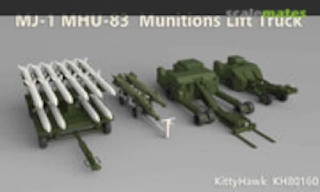 1:48 MJ-1, MHU-83, MHU-141, MHU-191 Munitions Lift Truck (Kitty Hawk KH80160)