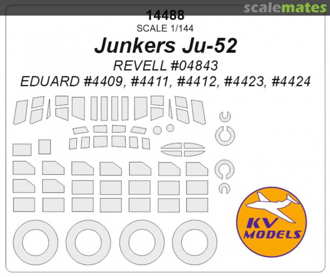 Boxart Ju-52/3M 14488 KV Models