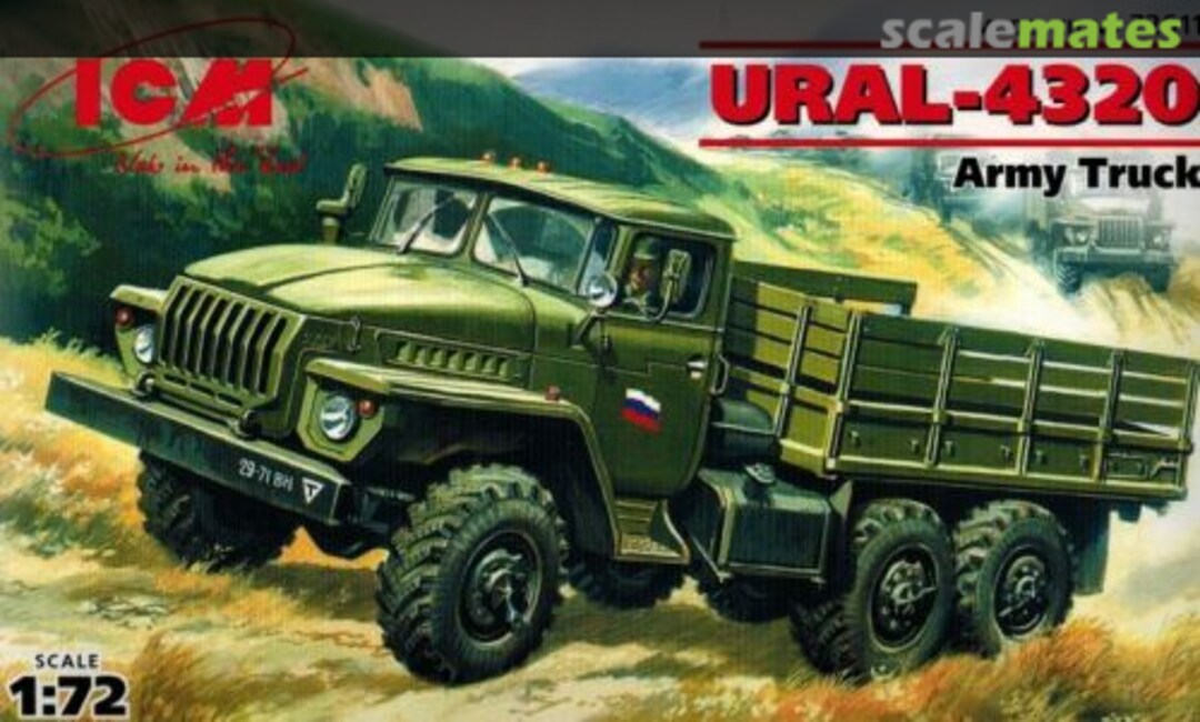 Boxart URAL-4320 72611 ICM