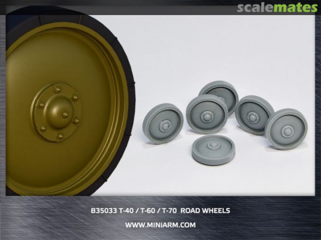 Boxart T-40/ T-60/ T-70 Road Wheels B35033 Miniarm