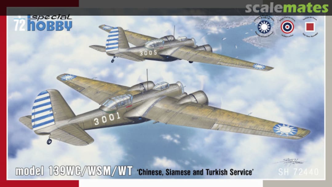 Boxart Model 139WC/WSM/WT SH72440 Special Hobby