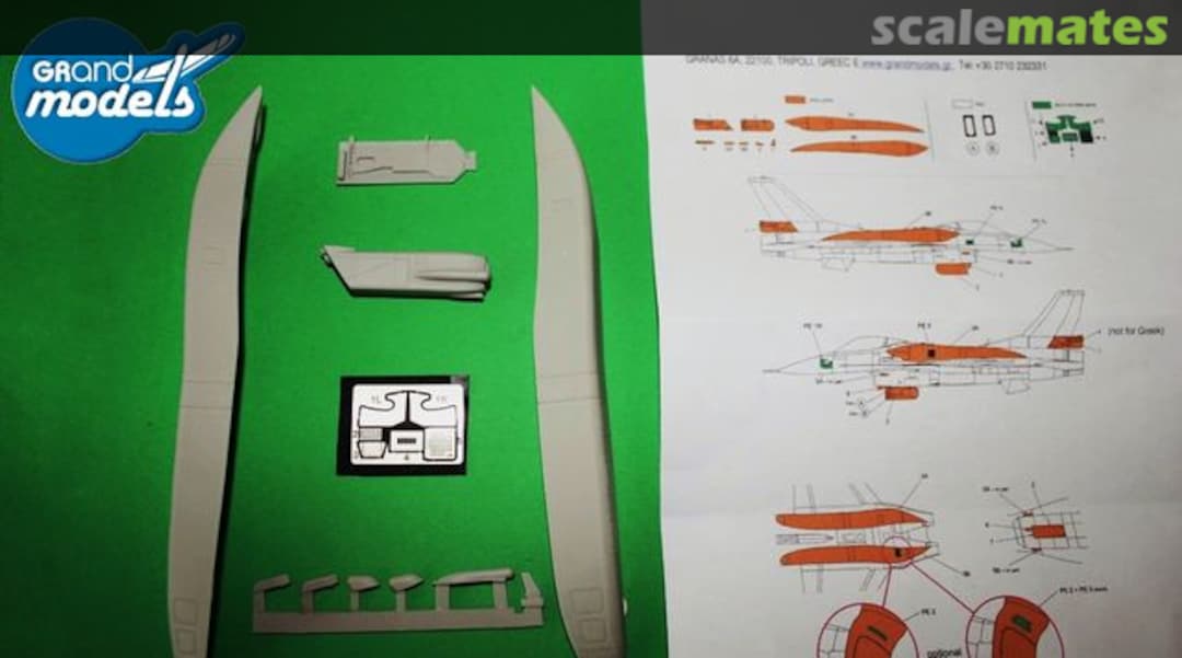 Boxart F-16 Block 50/52+ Fighting Falcon Conformal Fuel Tanks (CFTs) GM 48001 Grand Models