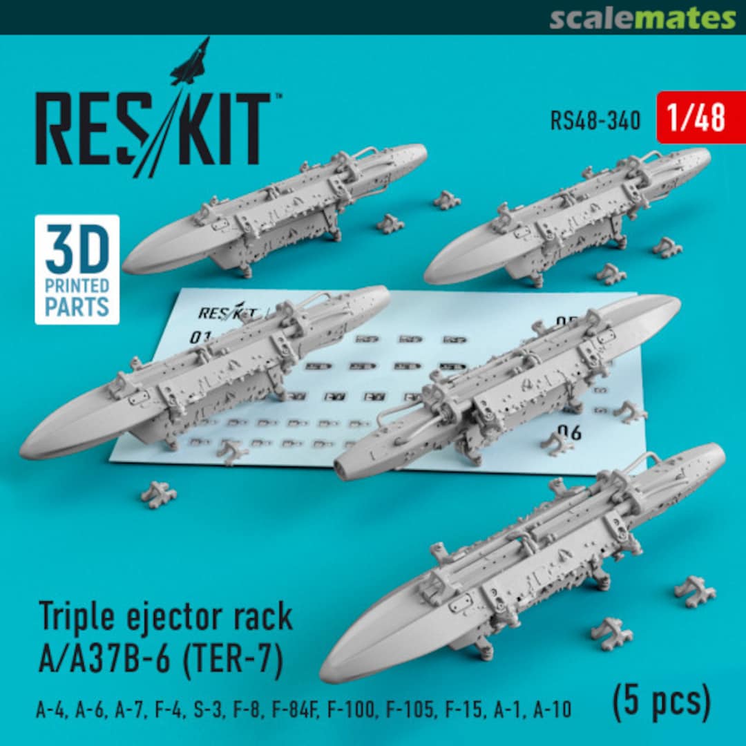 Boxart Triple Ejector Rack A/A37B-6 (TER-7) RS48-0340 ResKit