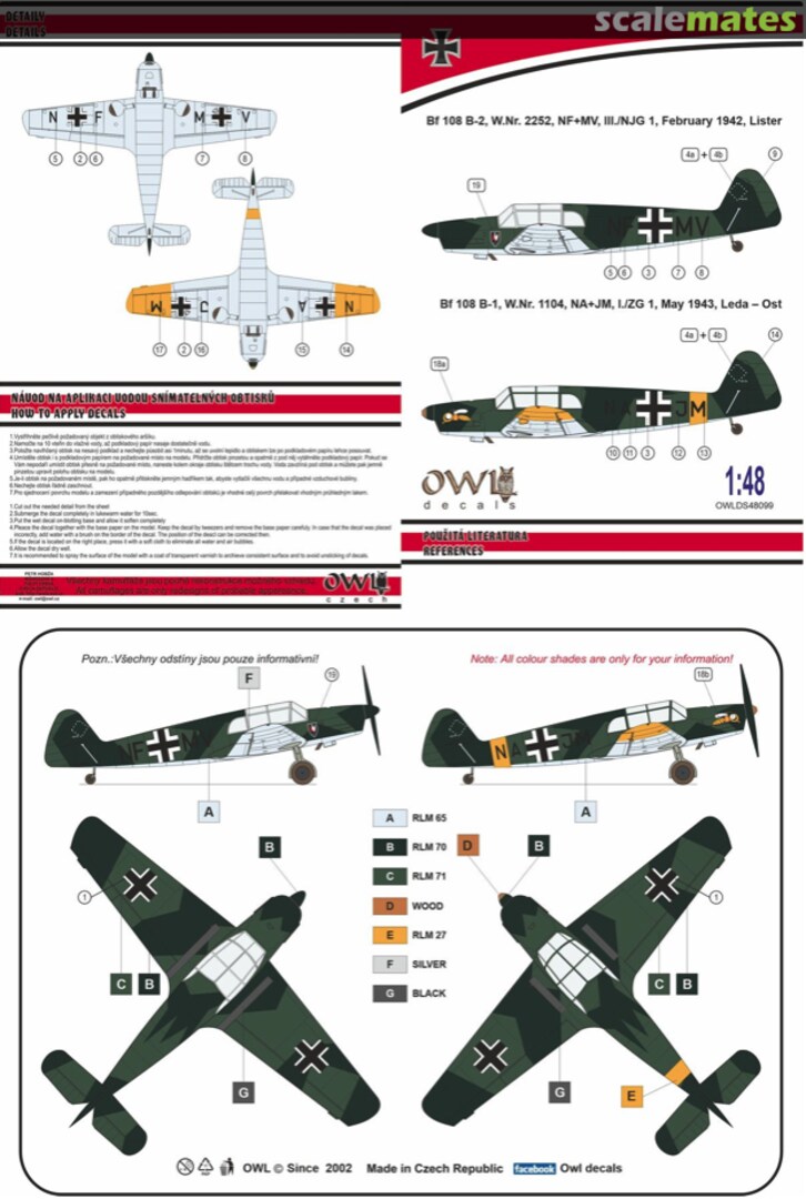 Boxart Bf 108B-2/B-1 OWDS48099 OWL