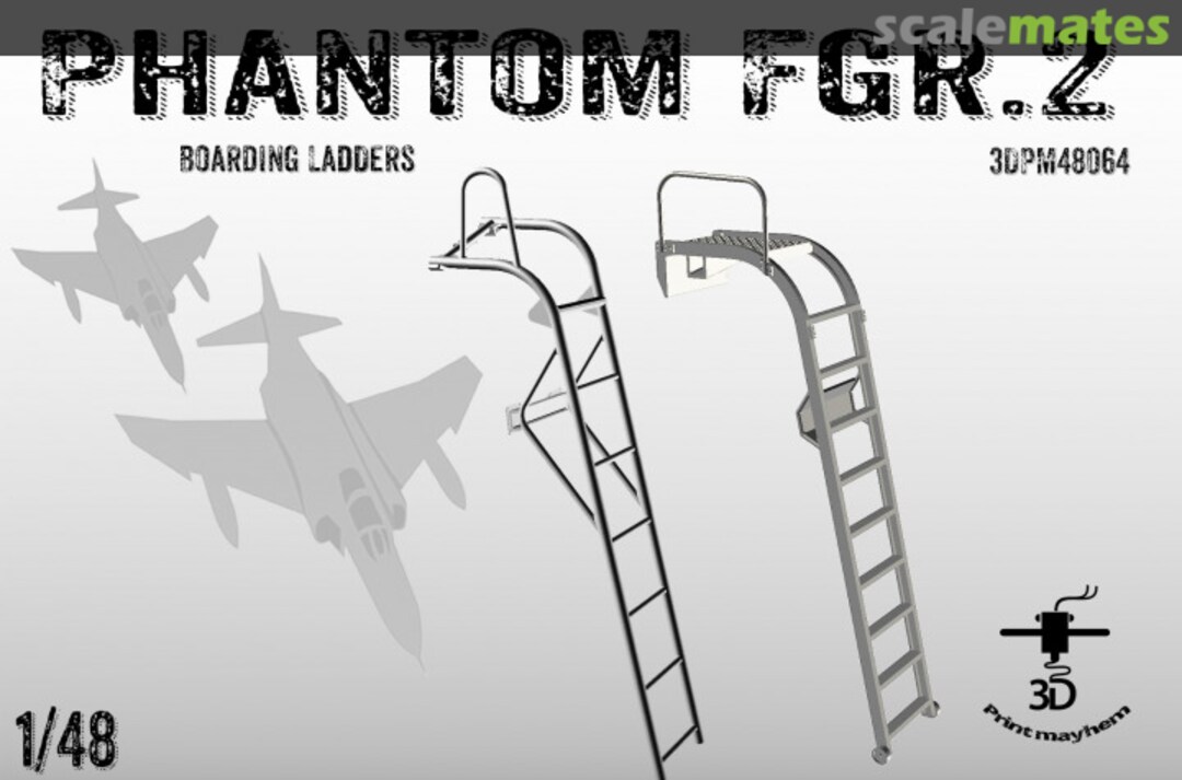 Boxart Phantom FGR.2 Boarding ladders 3DPM48064 3D Print Mayhem