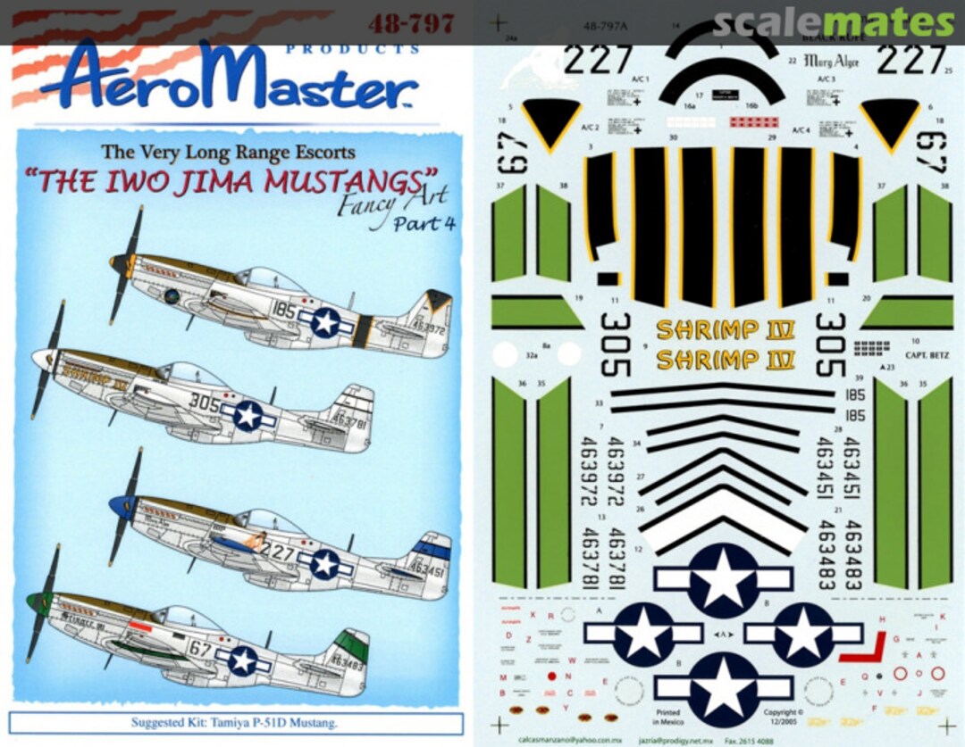 Boxart "The Iwo Jima Mustangs" 48-797 AeroMaster