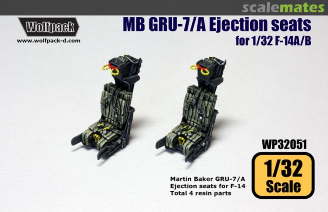 Boxart Martin Baker GRU-7/A Ejection Seats (2 pcs) WP32051 Wolfpack