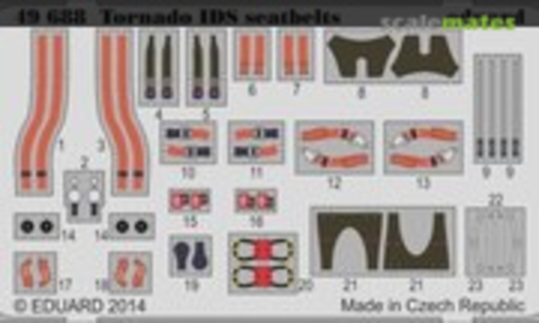 1:48 Tornado IDS seatbelts (Eduard 49688)