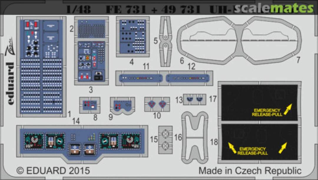 Boxart UH-1Y interior S.A. FE731 Eduard