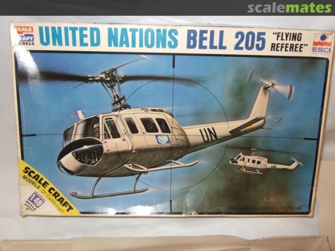 Boxart Bell UH-1D SC-4037 ESCI/Scale Craft